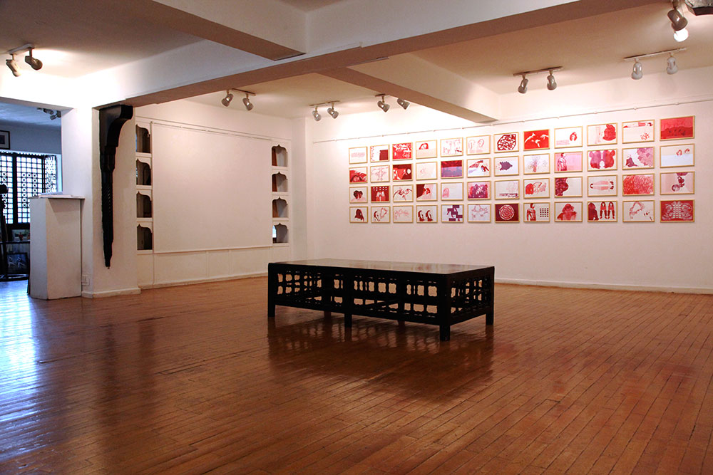 2011-2012 Ausstellungsansicht Mashrabia Gallery Kairo, Ägypten
