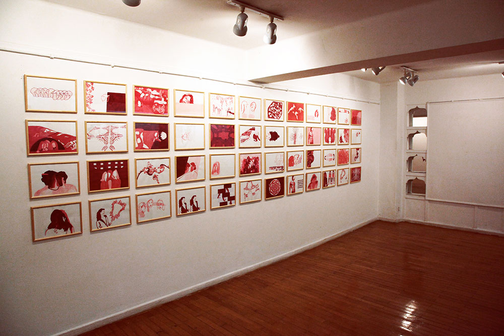 2011-2012 Ausstellungsansicht Mashrabia Gallery Kairo, Ägypten